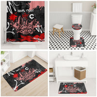 Personalized Colorado Garden Of The Gods Bathroom Set Urban Graffiti Paint Splatter Street Art