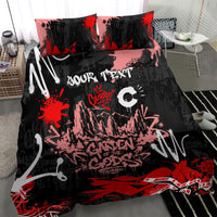 Personalized Colorado Garden Of The Gods Bedding Set Urban Graffiti Paint Splatter Street Art