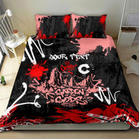 Personalized Colorado Garden Of The Gods Bedding Set Urban Graffiti Paint Splatter Street Art