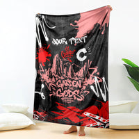 Personalized Colorado Garden Of The Gods Blanket Urban Graffiti Paint Splatter Street Art