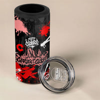 Personalized Colorado Garden Of The Gods 4 in 1 Can Cooler Tumbler Urban Graffiti Paint Splatter Street Art