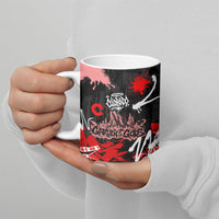 Personalized Colorado Garden Of The Gods Ceramic Mug Urban Graffiti Paint Splatter Street Art