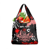 Personalized Colorado Garden Of The Gods Grocery Bag Urban Graffiti Paint Splatter Street Art