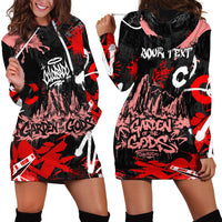Personalized Colorado Garden Of The Gods Hoodie Dress Urban Graffiti Paint Splatter Street Art