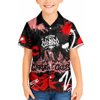 Personalized Colorado Garden Of The Gods Kid Hawaiian Shirt Urban Graffiti Paint Splatter Street Art