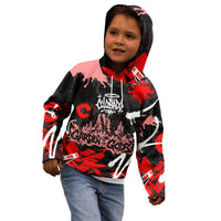 Personalized Colorado Garden Of The Gods Kid Hoodie Urban Graffiti Paint Splatter Street Art