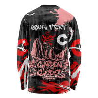 Personalized Colorado Garden Of The Gods Long Sleeve Shirt Urban Graffiti Paint Splatter Street Art