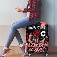 Personalized Colorado Garden Of The Gods Luggage Cover Urban Graffiti Paint Splatter Street Art