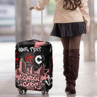 Personalized Colorado Garden Of The Gods Luggage Cover Urban Graffiti Paint Splatter Street Art