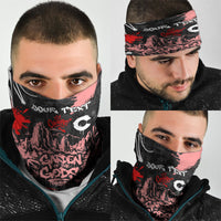 Personalized Colorado Garden Of The Gods Neck Gaiter Urban Graffiti Paint Splatter Street Art