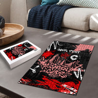 Personalized Colorado Garden Of The Gods Puzzle Urban Graffiti Paint Splatter Street Art