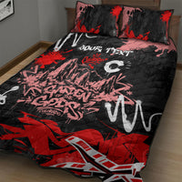 Personalized Colorado Garden Of The Gods Quilt Bed Set Urban Graffiti Paint Splatter Street Art