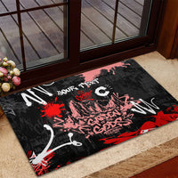 Personalized Colorado Garden Of The Gods Rubber Doormat Urban Graffiti Paint Splatter Street Art