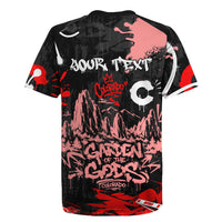 Personalized Colorado Garden Of The Gods Rugby Jersey Urban Graffiti Paint Splatter Street Art