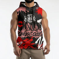 Personalized Colorado Garden Of The Gods Sleeveless Hoodie Urban Graffiti Paint Splatter Street Art