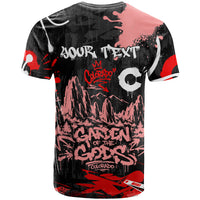 Personalized Colorado Garden Of The Gods T Shirt Urban Graffiti Paint Splatter Street Art
