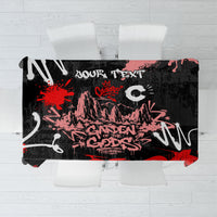 Personalized Colorado Garden Of The Gods Tablecloth Urban Graffiti Paint Splatter Street Art