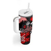 Personalized Colorado Garden Of The Gods Tumbler With Handle Urban Graffiti Paint Splatter Street Art