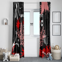 Personalized Colorado Garden Of The Gods Window Curtain Urban Graffiti Paint Splatter Street Art