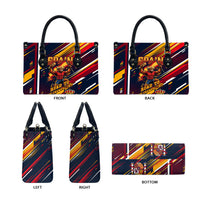 Spain Football Road To Championship Leather Bag Bull Mascot Flying Soccer Ball - Dynamic Speed Stripes