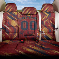 Personalized Spain Football Back Car Seat Cover Spanish Shield Bull Mascot