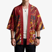 Personalized Spain Football Kimono Spanish Shield Bull Mascot
