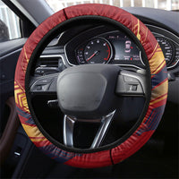 Spain Football Steering Wheel Cover Spanish Shield Bull Mascot