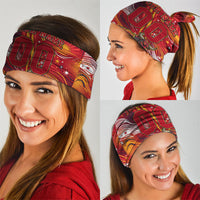 Personalized Spain Football Bull Mascot Neck Gaiter Dynamic Spanish Sunburst Abstract Flame