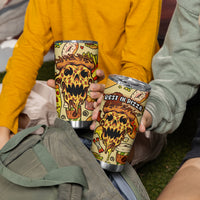 Skull Pizza Pattern Tumbler Cup Rest in pizza - Wonder Print Shop