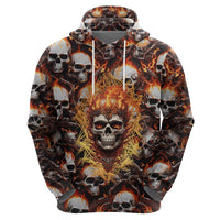 Flaming Skull Hoodie Judge Me When You're Perfect Otherwise Shut Up - Wonder Print Shop