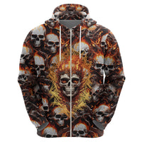 Flaming Skull Hoodie Judge Me When You're Perfect Otherwise Shut Up - Wonder Print Shop