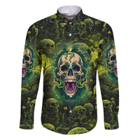 Zombie Skull Family Matching Puletasi Dress and Hawaiian Shirt I'm Like Literally Dead - Wonder Print Shop