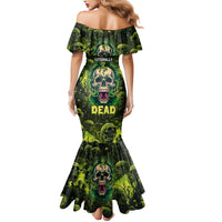 Zombie Skull Mermaid Dress I'm Like Literally Dead - Wonder Print Shop