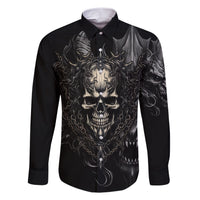 Skull Demon Fantasy Family Matching Short Sleeve Bodycon Dress and Hawaiian Shirt Time To Unleash A Litte Hell - Wonder Print Shop