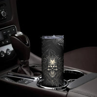 Skull Demon Fantasy Skinny Tumbler Time To Unleash A Litte Hell - Wonder Print Shop