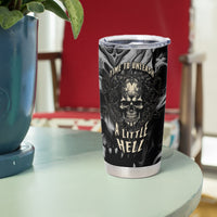 Skull Demon Fantasy Tumbler Cup Time To Unleash A Litte Hell - Wonder Print Shop