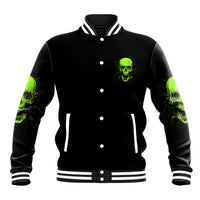 I'm A Nice Person Skull Baseball Jacket - Wonder Print Shop