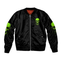 I'm A Nice Person Skull Bomber Jacket - Wonder Print Shop