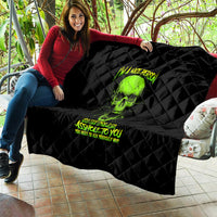I'm A Nice Person Skull Quilt - Wonder Print Shop