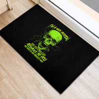 I'm A Nice Person Skull Rubber Doormat - Wonder Print Shop