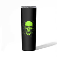I'm A Nice Person Skull Skinny Tumbler - Wonder Print Shop