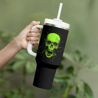 I'm A Nice Person Skull Tumbler With Handle - Wonder Print Shop