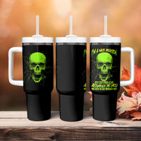 I'm A Nice Person Skull Tumbler With Handle - Wonder Print Shop