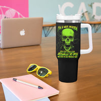 I'm A Nice Person Skull Tumbler With Handle - Wonder Print Shop