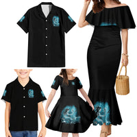My Demons Tried To Drown Me Mermaid Family Matching Mermaid Dress and Hawaiian Shirt - Wonder Print Shop