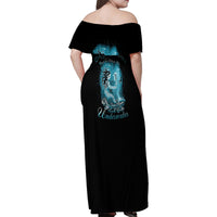 My Demons Tried To Drown Me Mermaid Family Matching Off Shoulder Maxi Dress and Hawaiian Shirt - Wonder Print Shop