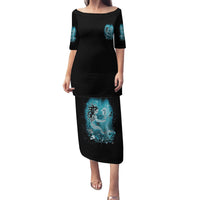 My Demons Tried To Drown Me Mermaid Family Matching Puletasi Dress and Hawaiian Shirt - Wonder Print Shop