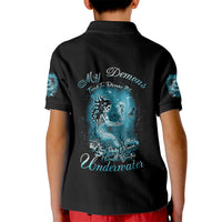 My Demons Tried To Drown Me Mermaid Kid Polo Shirt - Wonder Print Shop