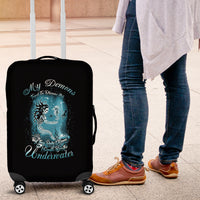 My Demons Tried To Drown Me Mermaid Luggage Cover - Wonder Print Shop