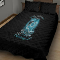 My Demons Tried To Drown Me Mermaid Quilt Bed Set - Wonder Print Shop